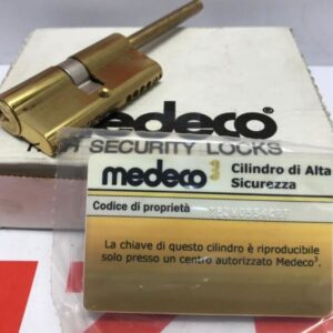 CILINDRO A PROFILO EUROPEO mm 30-45 CON POMOLO CON N. 3 CHIAVI E TESSERINO