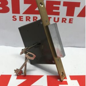 SERRATURA AD INFILARE A DOPPIA MAPPA SOLO MANDATA entrata 40 mm