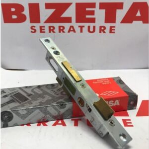 SERRATURA AD INFILARE PER MONTANTI REVERSIBILE entrata mm 15