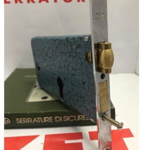 SERRATURA DA INFILARE A FASCIA CON RULLO E MANDATA A CILINDRO EUROPEO entrata mm 70