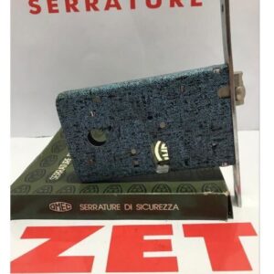 SERRATURA DA INFILARE A FASCIA CON RULLO E MANDATA CON CILINDRO OVALE entrata mm 60