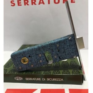 SERRATURA DA INFILARE A FASCIA SOLO SCROCCO A CILINDRO OVALE entrata mm 60