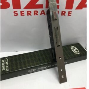 SERRATURA DA INFILARE DA MONTANTE TRIPLICE CON SCROCCO E MANDATA BASCULANTE A CILINDRO EUROPEO entrata mm 30