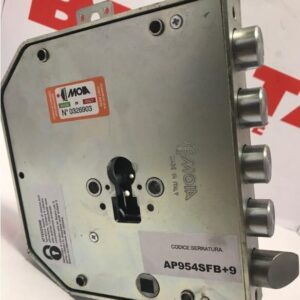 SERRATURA DA PORTONCINO A PROFILO EUROPEO PERNI + 9 mm SINISTRA