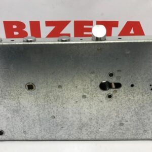 SERRATURA DA PORTONCINO A PROFILO EUROPEO TRIPLICE TIPO "SERRABLINDA" CON COMANDO CHIAVISTELLI A POMOLO E BLOCCO CON CILINDRO ENTRATA CHIAVE mm 70 3 PERNI E MEZZO GIRO