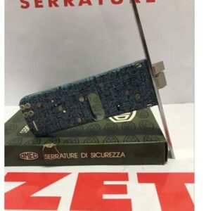 SERRATURA ELETTRICA DA INFILARE A FASCIA SOLO SCROCCO CON CILINDRO OVALE entrata mm 60 SINISTRA