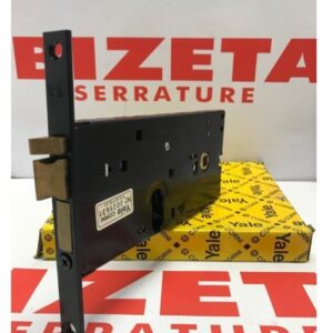 SERRATURA INFILARE ELETTRICA A FASCIA SCROCCO E PISTONE DI RICARICA REVERSIBILE CILINDRO OVALE entrata 70