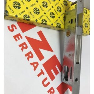 SERRATURA INFILARE MANDATA E SCROCCO A PROFILO EUROPEO entrata 25 REVERSIBILE