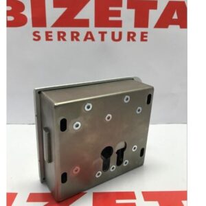 SERRATURA MOTORIZZATA PER CANCELLI E PORTONI DA APPLICARE A PROFILO EUROPEO DESTRA entrata mm 60